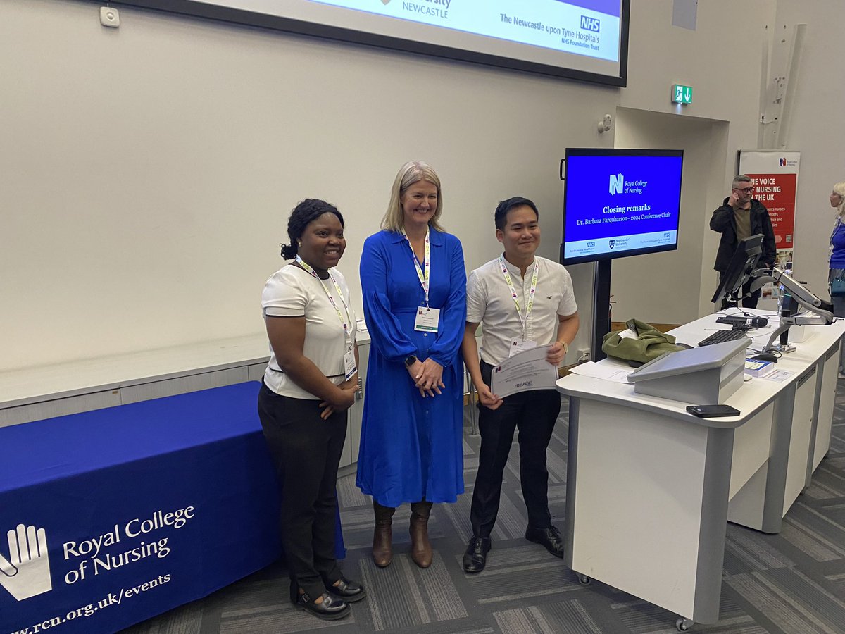 RCN Research Forum (@rcnresforum) on Twitter photo Two of our fabulous <a href="/JRN_latest/">Journal of Research in Nursing (JRN)</a> sponsored poster winners with <a href="/bfarq1/">Dr Barbara Farquharson</a> at #RCNResearch24 Congratulations to all 3 winners! Two of our fabulous <a href="/JRN_latest/">Journal of Research in Nursing (JRN)</a> sponsored poster winners with <a href="/bfarq1/">Dr Barbara Farquharson</a> at #RCNResearch24 Congratulations to all 3 winners!