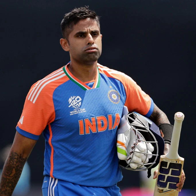 maybe_news_24x7's tweet photo. SHOCKING CONFESSION: Suryakumar Yadav Admits to Using Bengali Black Magic to Score Centuries #SuryakumarYadav #MagicBat https://t.co/5aLHLFz2nw