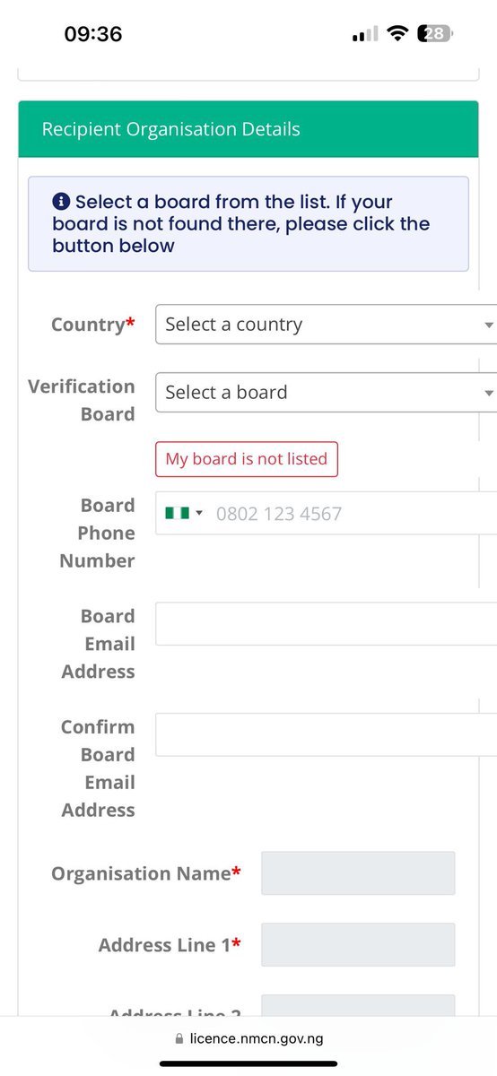 proudnursemj's tweet photo. Dear Nigerian Nurses! Congratulations 🇳🇬 

Finally… the verification portal is back up! 
Well done to everyone who fought for this….

You can use this link to apply asap..
https://t.co/Wz14AYptJD

some of my colleagues were getting error messages initially… but it seems alright now… I got a friend to send me a screenshot… 

All the best guys…
Cheers 🥂
