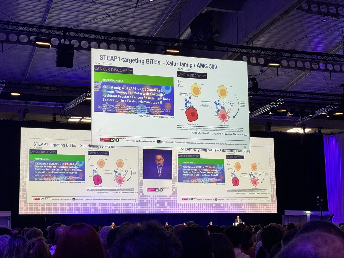 Alan Tan (@alantanmd) on Twitter photo Standing room only for #ESMO24 prostate session, <a href="/mishabeltran/">Misha Beltran</a> excellent discussions on DLL3 targeting in neuroendocrine prostate cancer and <a href="/neerajaiims/">Neeraj Agarwal, MD, FASCO</a> on T-cell engagers Standing room only for #ESMO24 prostate session, <a href="/mishabeltran/">Misha Beltran</a> excellent discussions on DLL3 targeting in neuroendocrine prostate cancer and <a href="/neerajaiims/">Neeraj Agarwal, MD, FASCO</a> on T-cell engagers