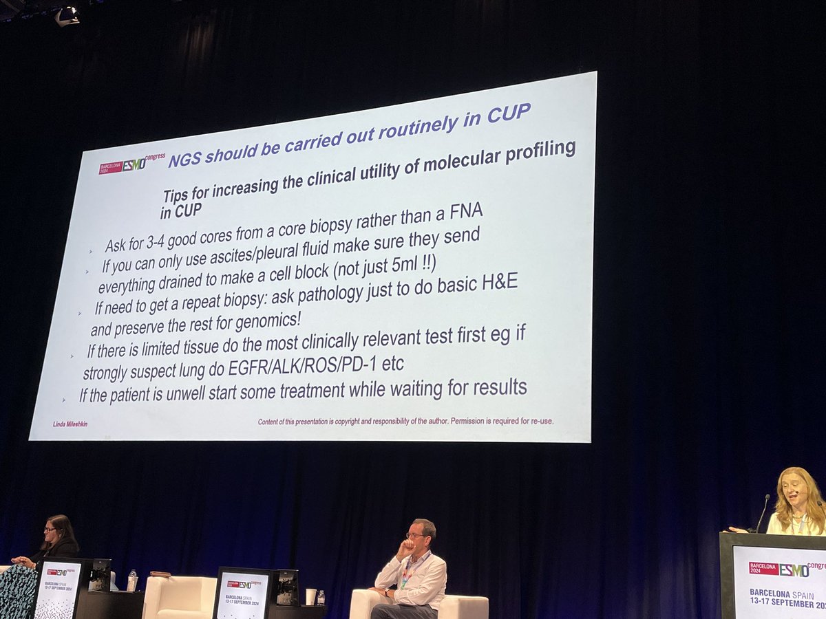 Mairead G McNamara (@mgmcnamara) on Twitter photo Informative session on CUP #ESMO24 <a href="/myESMO/">ESMO - Eur. Oncology</a> <a href="/oncocook/">Natalie Cook 💙</a> with recent publication of CUPISCO trial leading to changes in ESMO guidelines; benefit of molecularly guided therapies and importance of molecular profiling <a href="/TheChristieNHS/">The Christie NHS</a> <a href="/MCRCnews/">Manchester Cancer Research Centre</a> Informative session on CUP #ESMO24 <a href="/myESMO/">ESMO - Eur. Oncology</a> <a href="/oncocook/">Natalie Cook 💙</a> with recent publication of CUPISCO trial leading to changes in ESMO guidelines; benefit of molecularly guided therapies and importance of molecular profiling <a href="/TheChristieNHS/">The Christie NHS</a> <a href="/MCRCnews/">Manchester Cancer Research Centre</a>