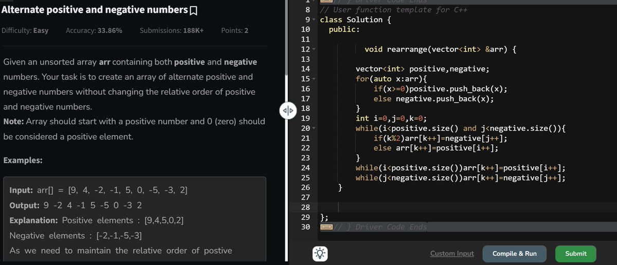 Pprratikk's tweet photo. Day 3 of 21 day coding challenge
@geeksforgeeks
@DeutscheBank
#21DaysOfCoding #CodingChallenge #LearnToCode #GeekForGeeks #ING #DeutscheBank #geekstreak2024 https://t.co/l8RxixBX3w