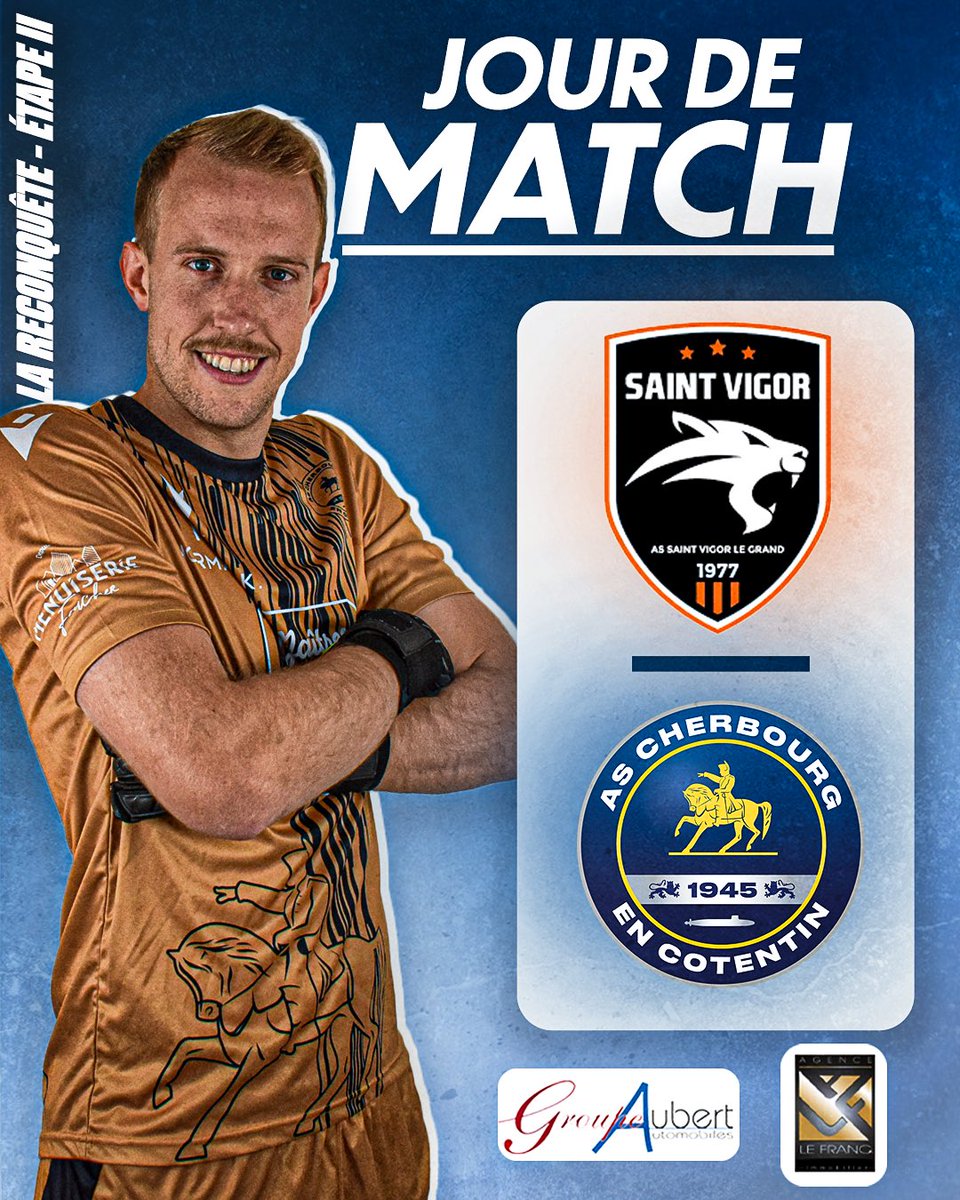 as_cherbourg's tweet photo. #ASSVASC | ๐๐๐๐ ๐๐ ๐๐๐๐๐ ! ๐
๐ As Saint Vigor (Dรฉpartemental 2)
๐ Coupe de France - Tour 3๏ธโฃ
๐๏ธ Stade Marcel Garnier
โฐ 18h
#ASCherbourg #ASC #Regional2 #R2 https://t.co/eTFwFQroWE