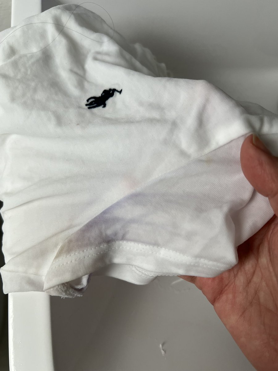 SamMistry123's tweet photo. @JackWills_Help we bought a black t-shirt for my daughter and it stained her skin purple. She unfortunately didn’t realise which led to it then staining a brand new white t-shirt and then also her bed sheets. https://t.co/E6AuvLdkpZ