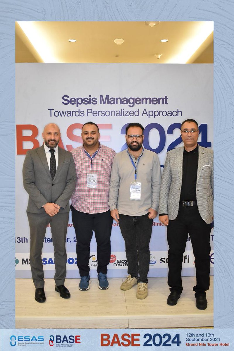 rashed_elhosin's tweet image. It’s an honor to meet these pioneering intensivists, infectious disease experts, clinical microbiologists, and clinical pharmacists who have gathered from across the globe to attend the 3rd edition of the BASE conference.