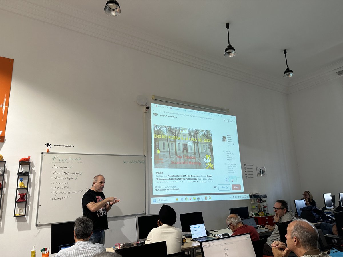 ScratchEd Meetup BCN tweet media