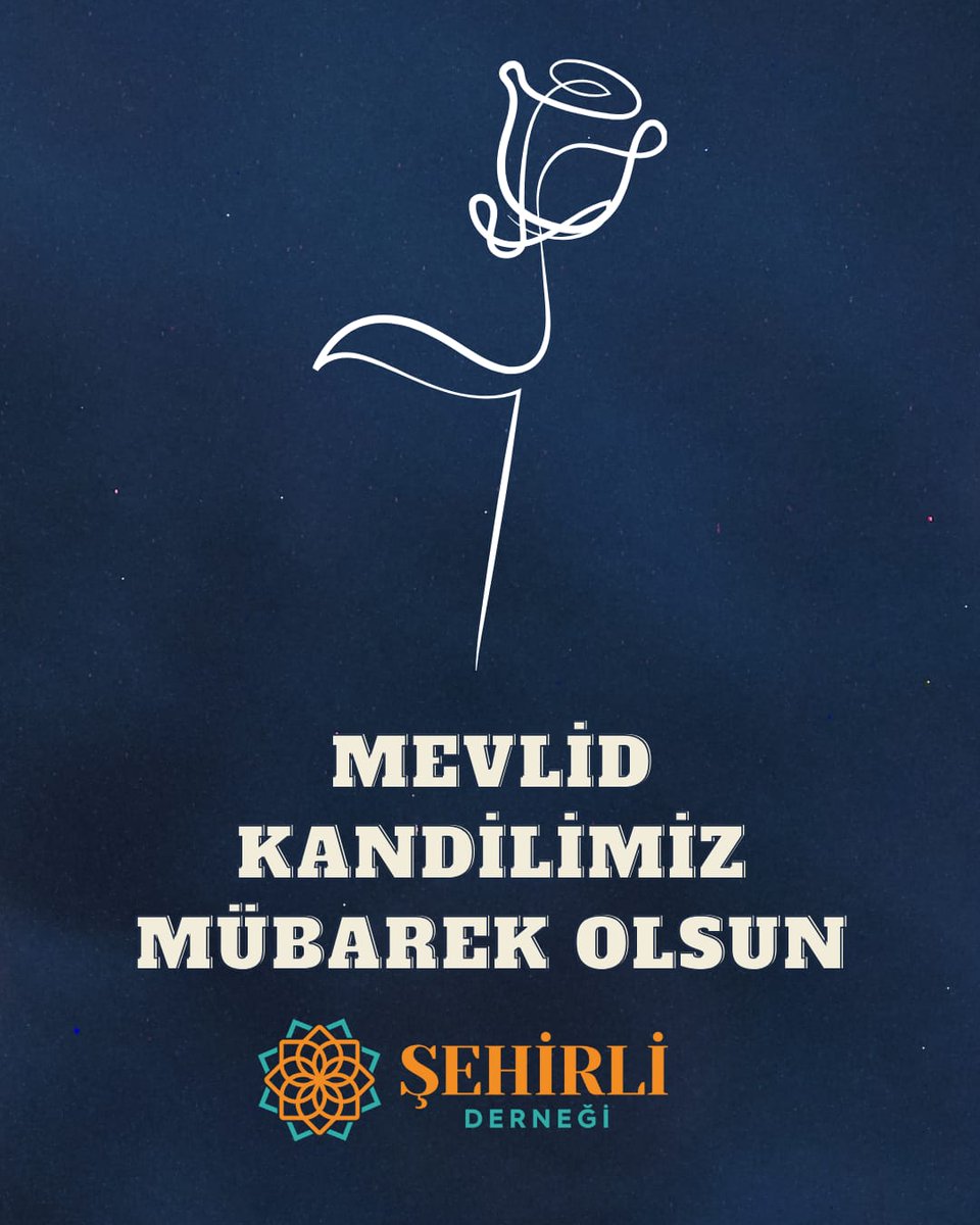 sehirlidernegi's tweet photo. Yüce Peygamberimiz Hz. Muhammed'in âlemlere rahmet olarak gönderilmesinin yıl dönümü vesilesiyle milletimizin ve bütün İslam âleminin #MevlidKandili'ni tebrik ederiz.

Bu mübarek gecenin tüm insanlığa huzur ve barış getirmesini temenni ediyoruz. https://t.co/lz0WUU31cu