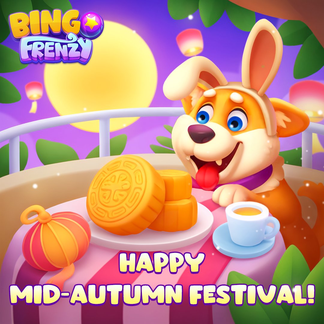 🥮 As the moon shines bright, may your dreams take flight.

🥮 The mooncakes are the symbol of the Mid-Autumn Festival.

🥮 They remind us that we too should be full and round with love and happiness.

🥮 Happy Mid-Autumn Festival!

🥮 link.frenzy.bingo/52bU/bf?deep_l…
#bingofrenzy #bingo