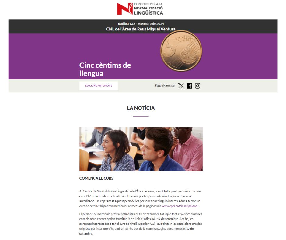CNLReus's tweet photo. Segur que feu servir mitjons 🧦, però, i piquis?

Al 'Cinc cèntims de llengua' us expliquem si aquesta denominació és adequada.

https://t.co/mzE22J8v1S

Trobareu aquest butlletí i els números anteriors a l'apartat de publicacions del nostre web https://t.co/pUinH4TqJc https://t.co/4XBkAefE2c