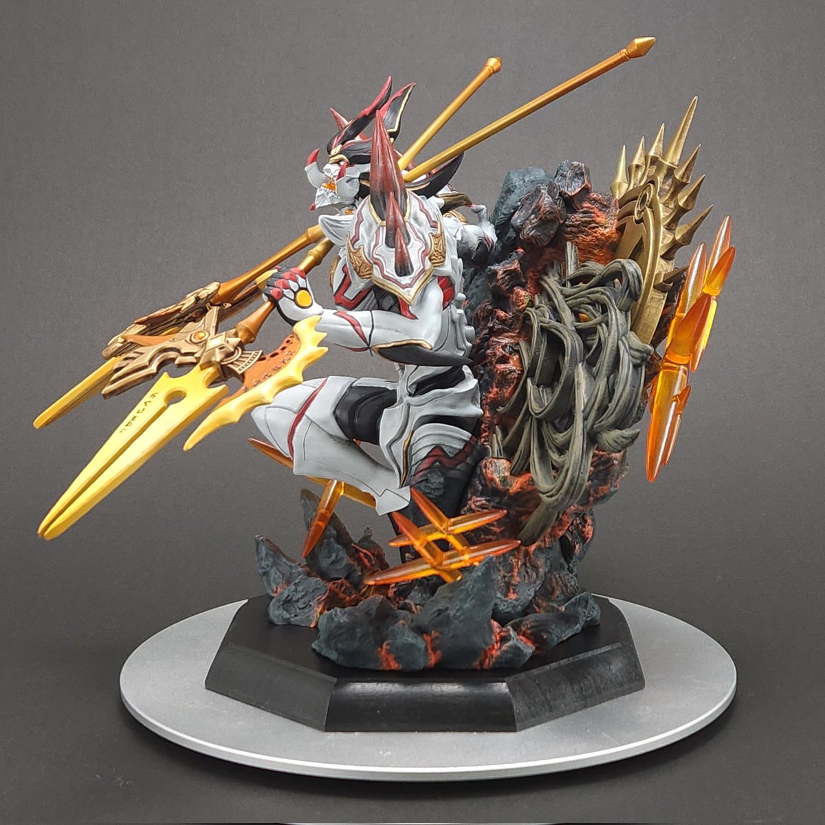 「改めまして!! 伝説の禁断 ドキンダムX を立体フィギュア化しました〜!  各カ」|わさび犬🐾のイラスト