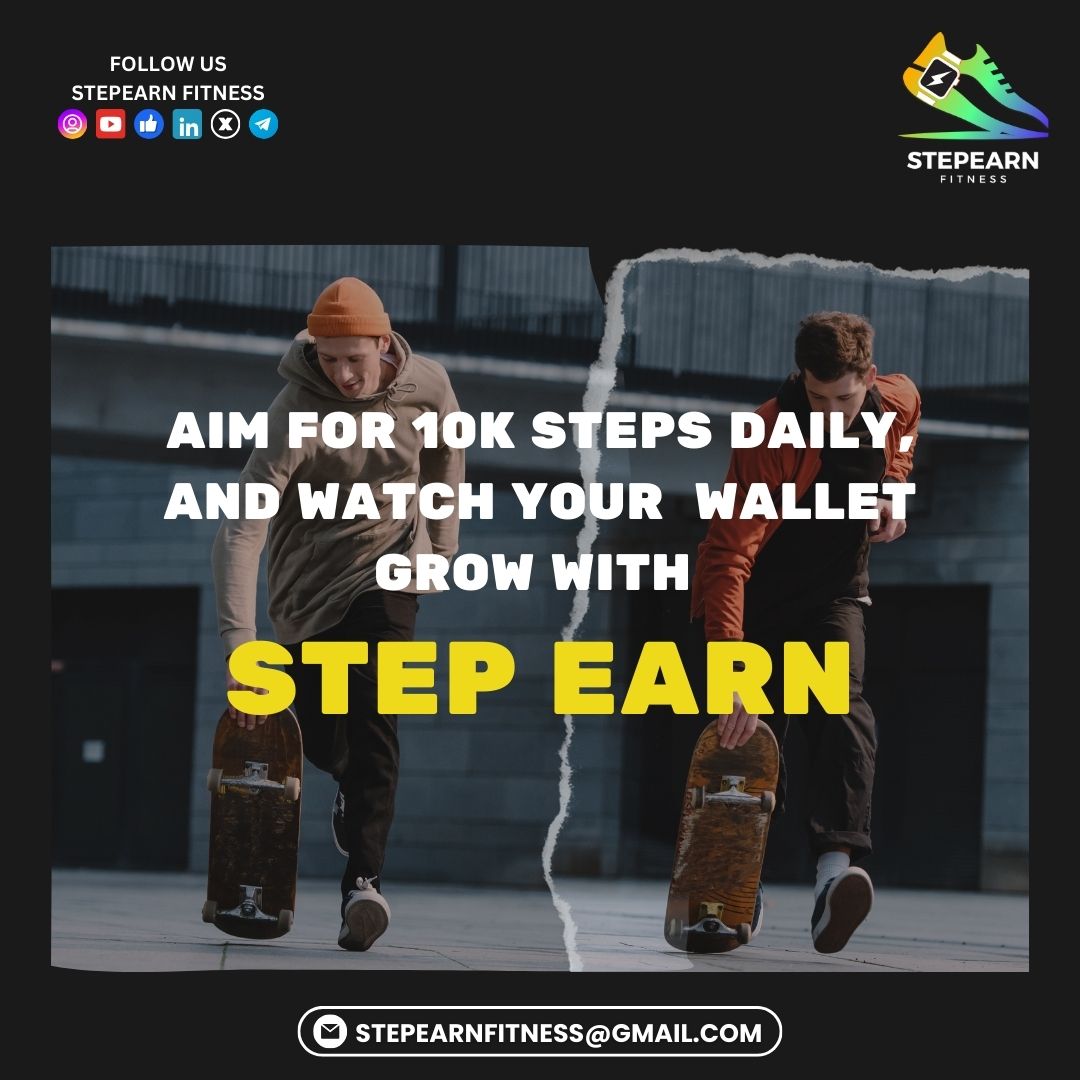 StepEarn's tweet photo. Aim For 10K Steps Daily,
And Watch Your wallet Grow With
StepEarn
📧stepearnfitness@gmail.com
#FitnessJourney
#stepearnfitness
#CryptoRewards
#GetActiveSG
#earnwhileyouburn https://t.co/D85rQFJU4M