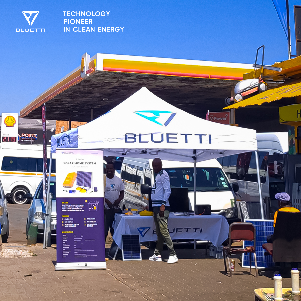 bluetti_za's tweet photo. ⚡ Join us at the Alexander roadshow and explore the future of energy with our Pay-As-You-Go solutions!

🌱 Affordable, reliable, and hassle-free – energy on your terms!

📲 WhatsApp : +27 69 882 4228（Mlungisi） and power up today!

#Power #EcoFriendlyLiving #Johannesburg https://t.co/SLUWMOF502
