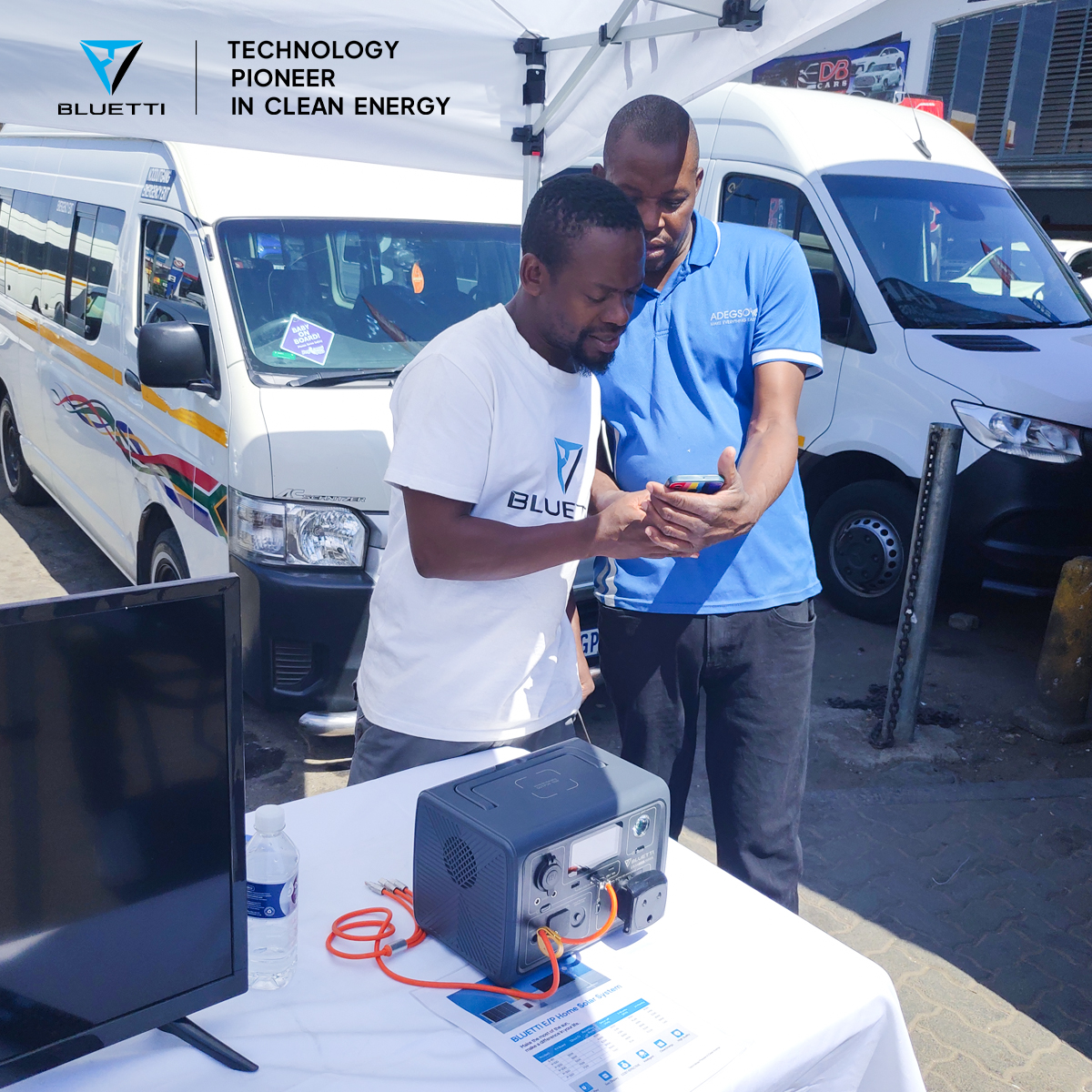 bluetti_za's tweet photo. ⚡ Join us at the Alexander roadshow and explore the future of energy with our Pay-As-You-Go solutions!

🌱 Affordable, reliable, and hassle-free – energy on your terms!

📲 WhatsApp : +27 69 882 4228（Mlungisi） and power up today!

#Power #EcoFriendlyLiving #Johannesburg https://t.co/SLUWMOF502