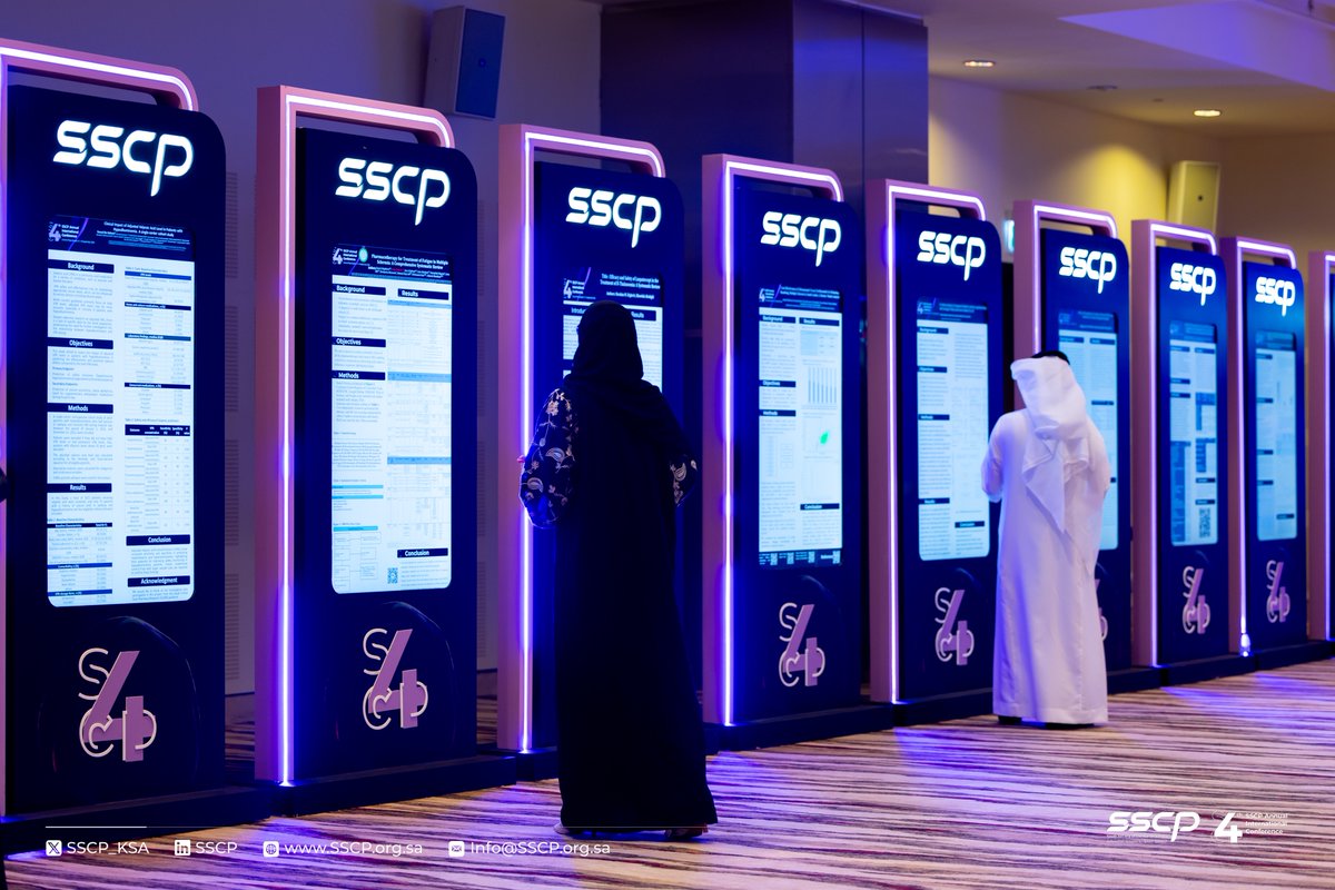 SSCP_KSA's tweet image. Thrilling highlights emerged at #SSCP24 as skilled professionals unveiled their research during the Poster Presentation Competition! ✨
#SSCP24 #InfiniteKnowledge