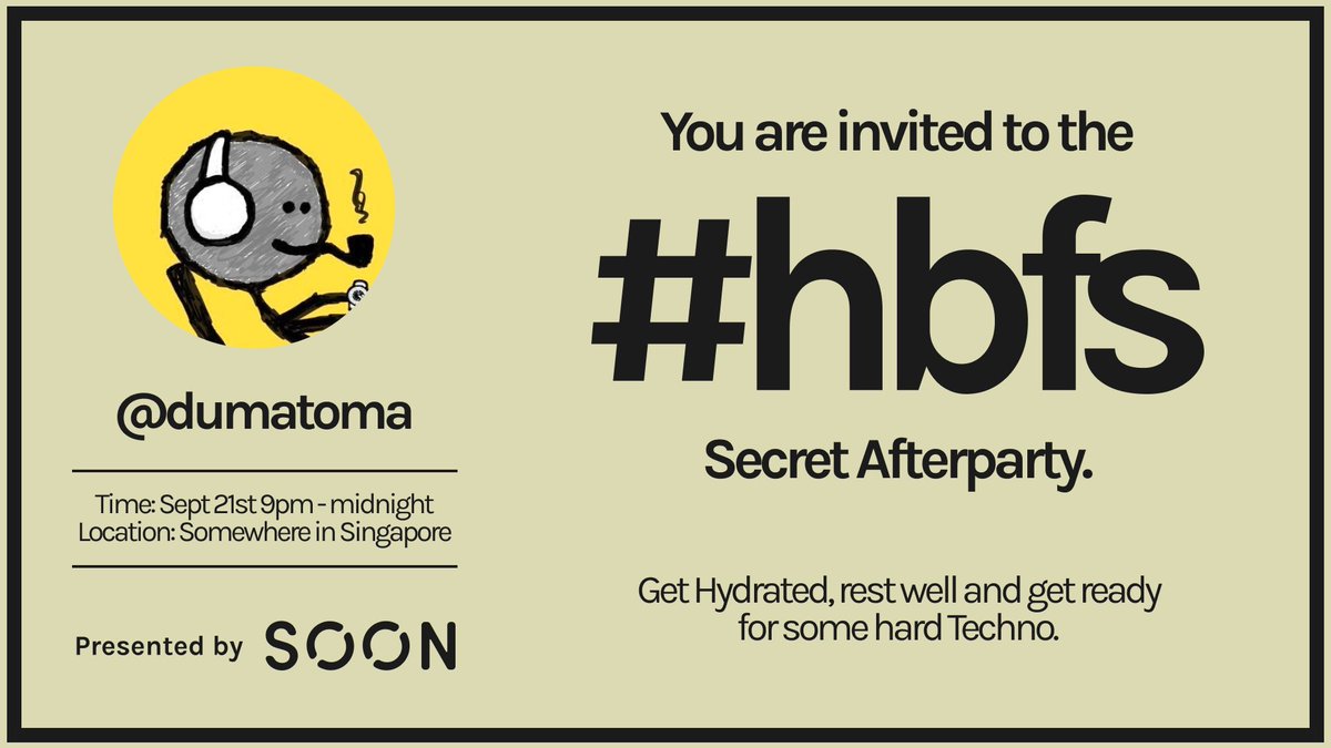 HBFS_BP's tweet photo. Congrats @dumatoma,
You are in for #HBFS. Event detail has been sent to you through DM.
Get hydrated, rest well and get ready for some Hard Techno.
โ https://t.co/HU06UoqHxK
