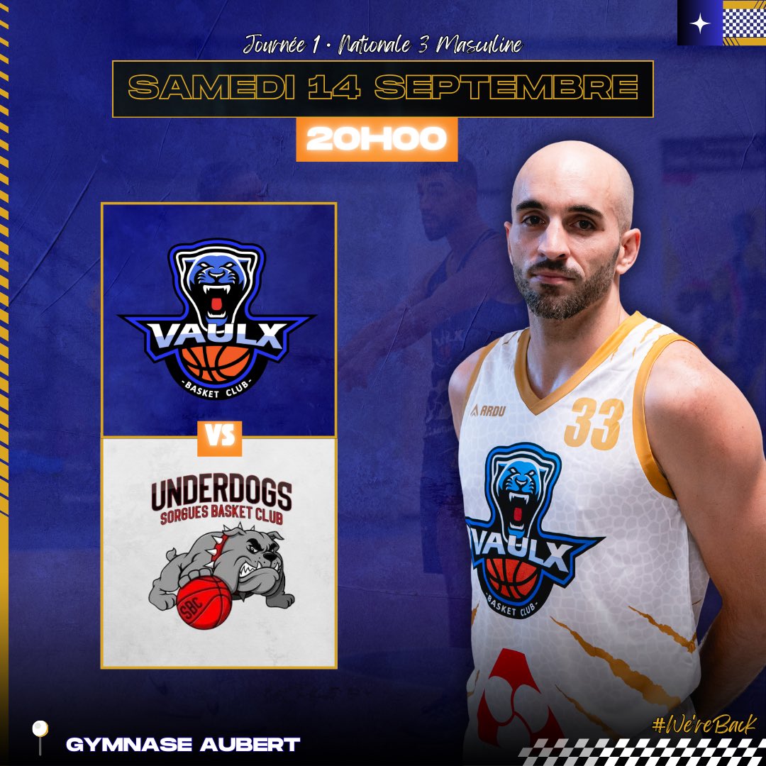 𝗚𝗔𝗠𝗘 𝗗𝗔𝗬 👊

𝐁𝐎𝐔𝐒𝐂𝐔𝐋𝐄 𝐋𝐄 𝐅𝐀𝐕𝐎𝐑𝐈𝐒 💥
Face à une équipe construite pour la N2, les Vaudais auront fort à faire ce soir 

📢 On compte sur vous pour mettre le feu dans les tribunes 🥁

🕖 𝟮𝟬𝗛𝟬𝟬
📍 𝗚𝗬𝗠𝗡𝗔𝗦𝗘 𝗔𝗨𝗕𝗘𝗥𝗧 
🎟️ 𝗚𝗥𝗔𝗧𝗨𝗜𝗧