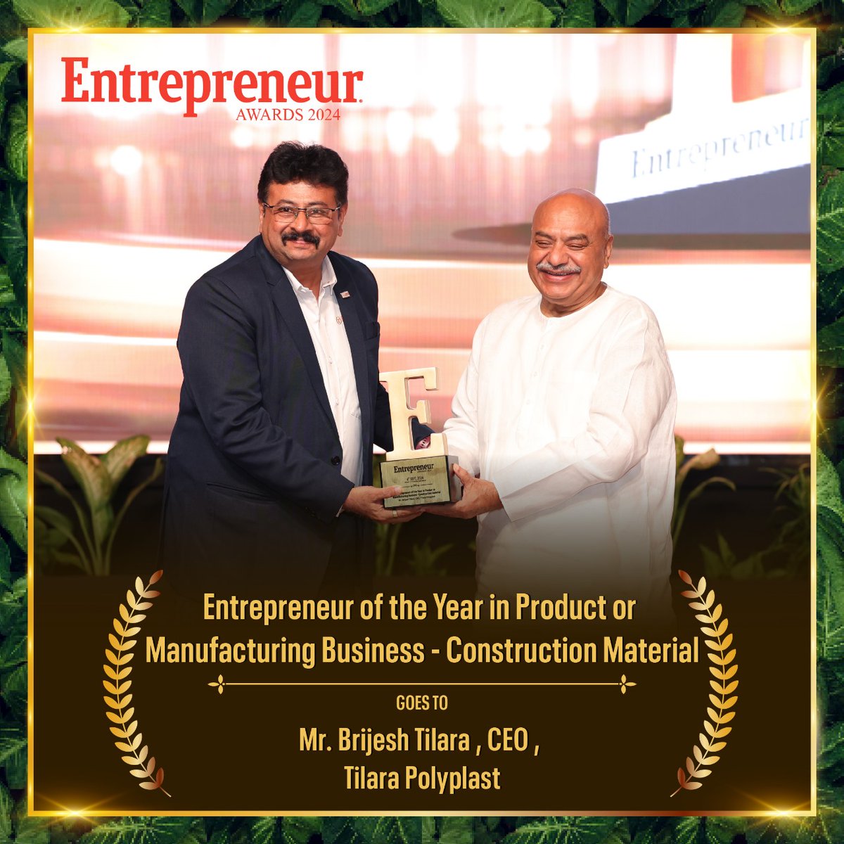 EntrepreneurAPJ's tweet photo. Honoring the visionary leaders shaping the future of business! Presenting the outstanding entrepreneurs who have redefined industries with their bold innovation, dynamic leadership, and unwavering passion at 𝗘𝗻𝘁𝗿𝗲𝗽𝗿𝗲𝗻𝗲𝘂𝗿 𝟮𝟬𝟮𝟰!

#Entrepreneur2024 #Trailblazers https://t.co/GCgfdvBTbO