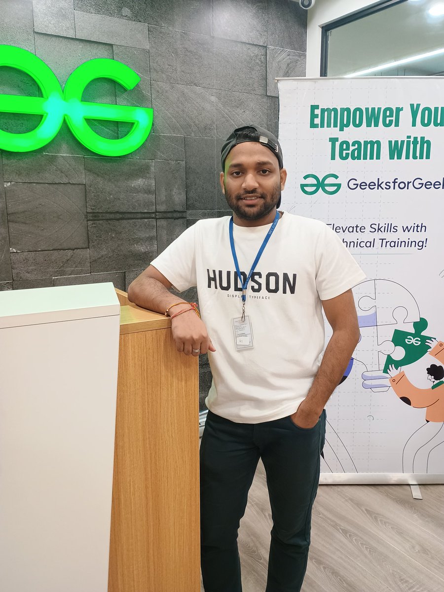 AmJais22's tweet image. Had a great time at the @geeksforgeeks Hackathon! Learned so much and enjoyed collaborating with talented coders. Excited to apply these new skills moving forward! 💻🚀

#gfghackfest #gfgclassroom #HackathonExperience