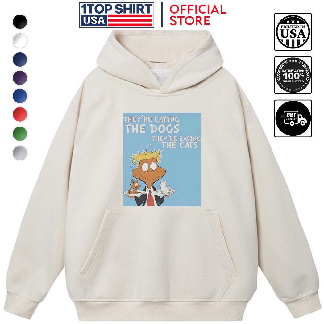 Store1topshirt's tweet image. Trump "They’re Eating the Dogs and Cats" Shirt

Love him or hate him, Trump's got everyone talking with this wild shirt! 🐶🐱 #Trump2024 #PoliticalMerch #BoldStyle #TrendingNow #DogsAndCats #UniqueFashion

Get yours now! 👉 1topshirt.com/product/trump-…