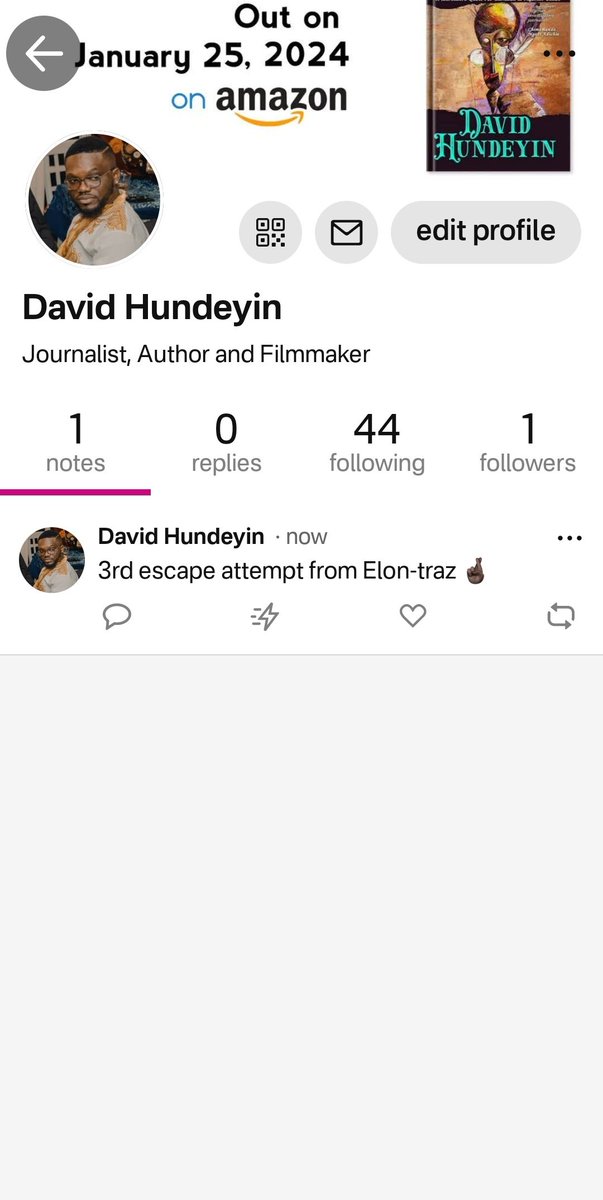 DavidHundeyin's tweet image. By the way, I just joined Nostr via the Primal client. Nostr is basically a decentralised version of Twitter where nobody can ban you or throttle your post reach.

When (not if) Elon finally nukes my reach to zero or suspends my account altogether, you know where to find me.