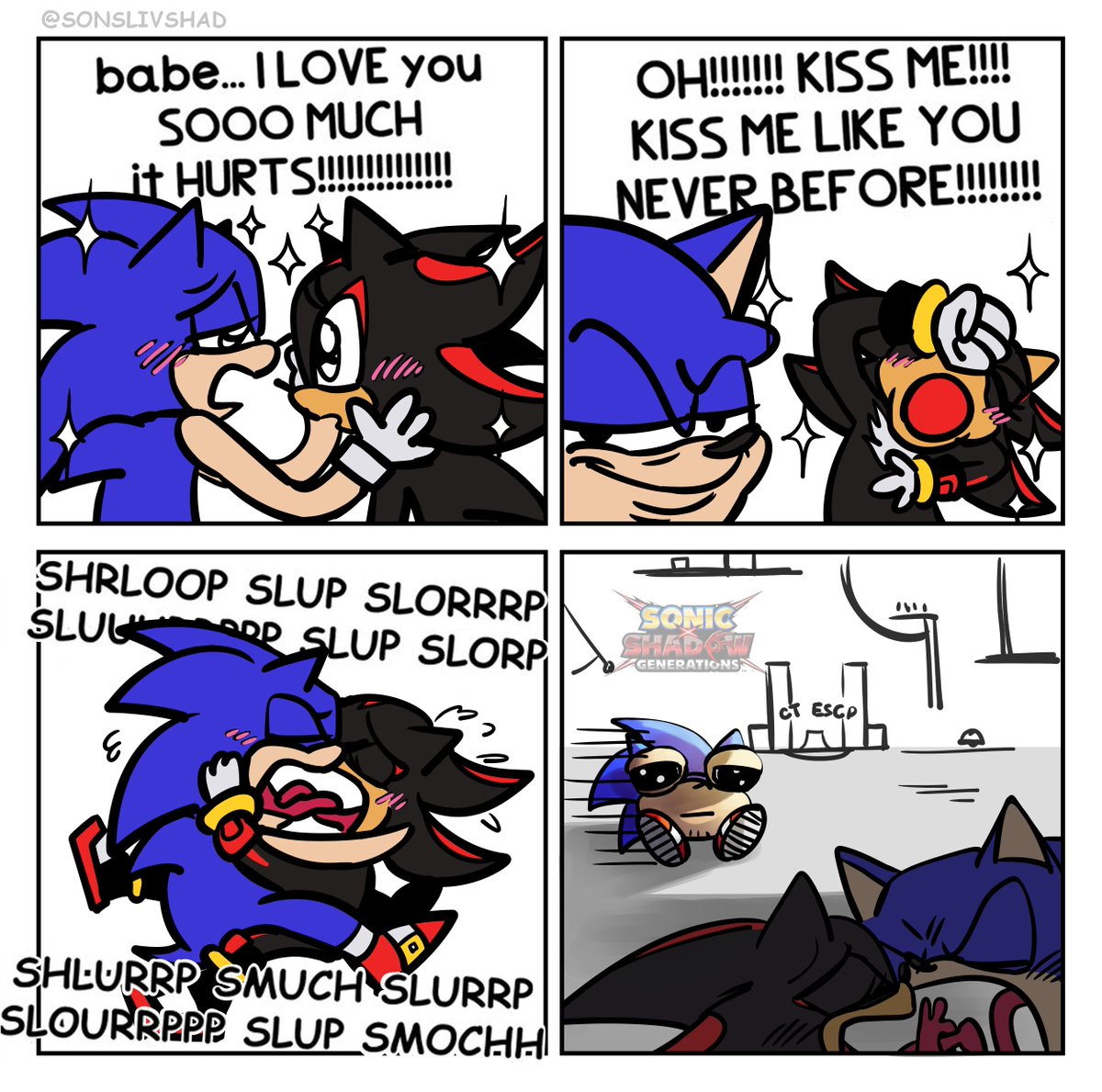 SonSlivShad's tweet photo. #sonadow sonic x shadow generations https://t.co/zujggST94C