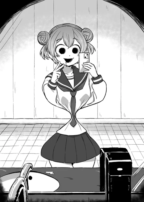 自撮りを加工している疑惑の 団子ちゃん
#御手洗団子 