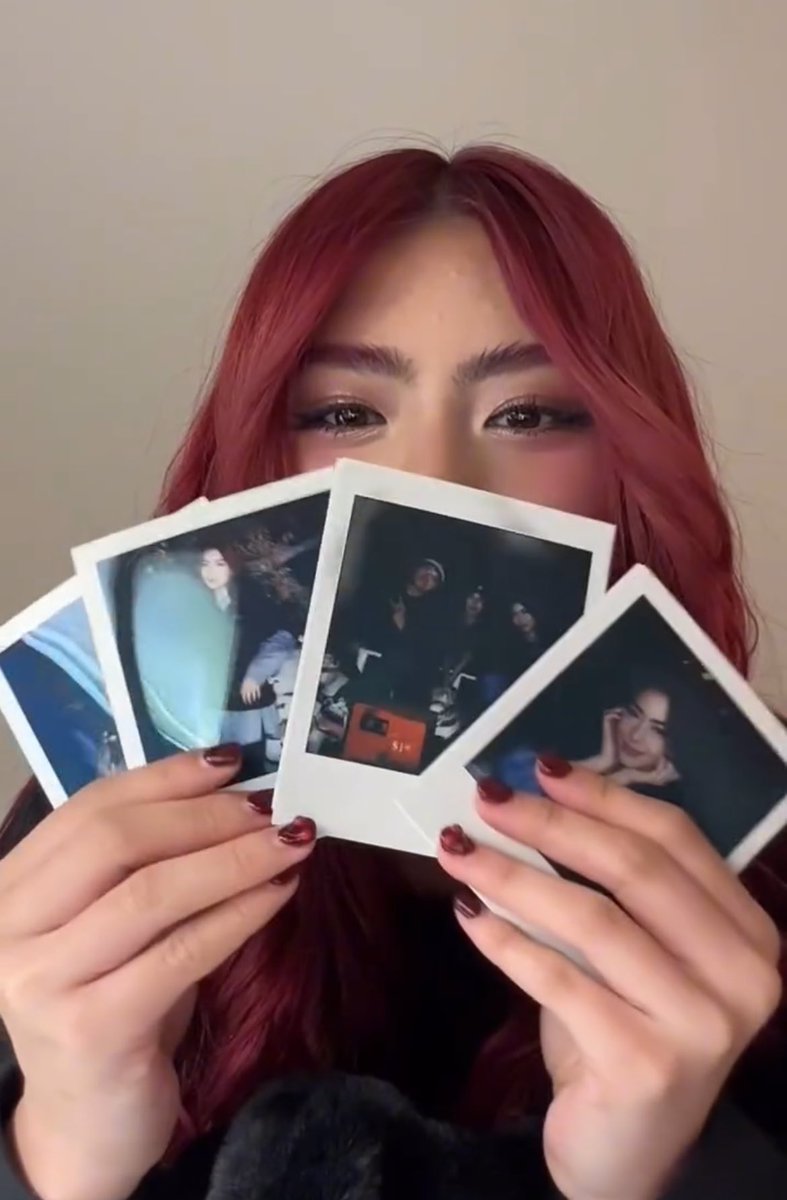 mikha and her polaroid pictures 📸