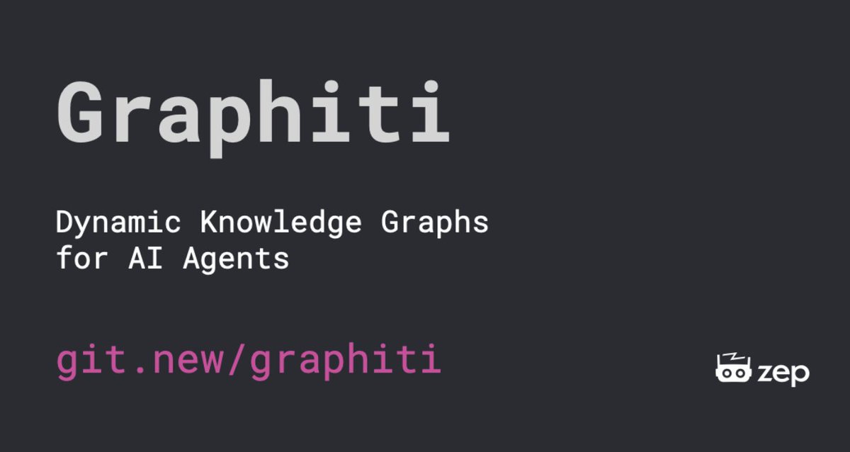 andresvilarino's tweet image. #Graphiti: A #PythonLibrary for Building Temporal Knowledge Graphs Using #LLMs
#LargeLanguageModels #AI #ArtificialIntelligence #Tech #Technology #RetrievalAugmentedGeneration #RAG
buff.ly/3TuuE6p