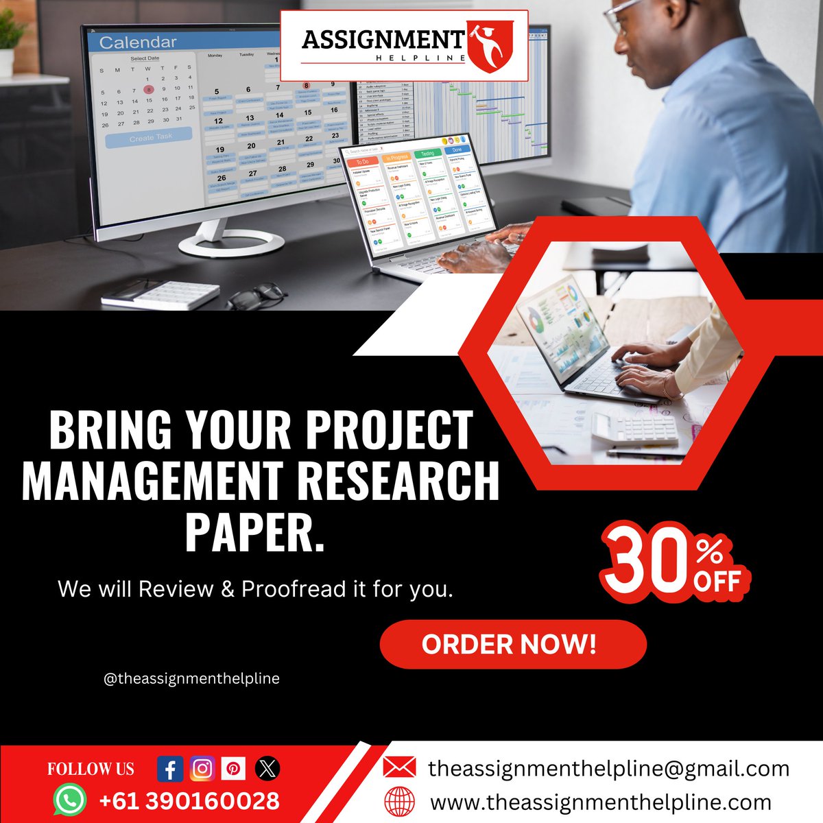 _the_assignment's tweet image. Bring your Project Management research paper to us, and we’ll review and proofread it with precision. Ensure your work is flawless! Order now for expert assistance! 
👉Get Instant Help! wa.me/+61390160028
#ProjectManagement #ResearchPaperHelp #ProofreadingServices