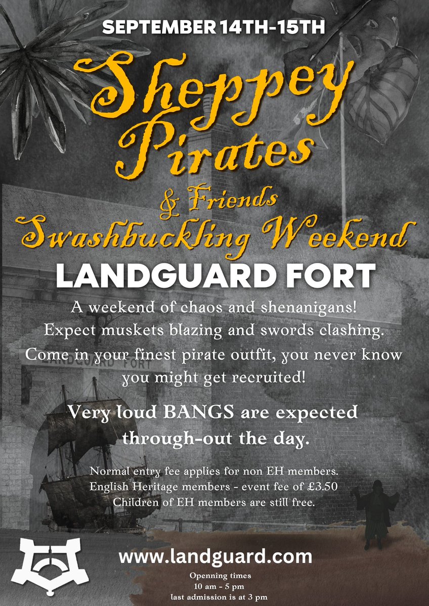 The pirates have landed!
#sheppeypirates #Landguardfort