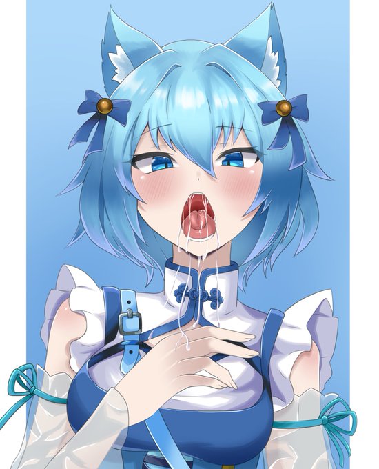 Skeb オリキャラちゃん よだれ 