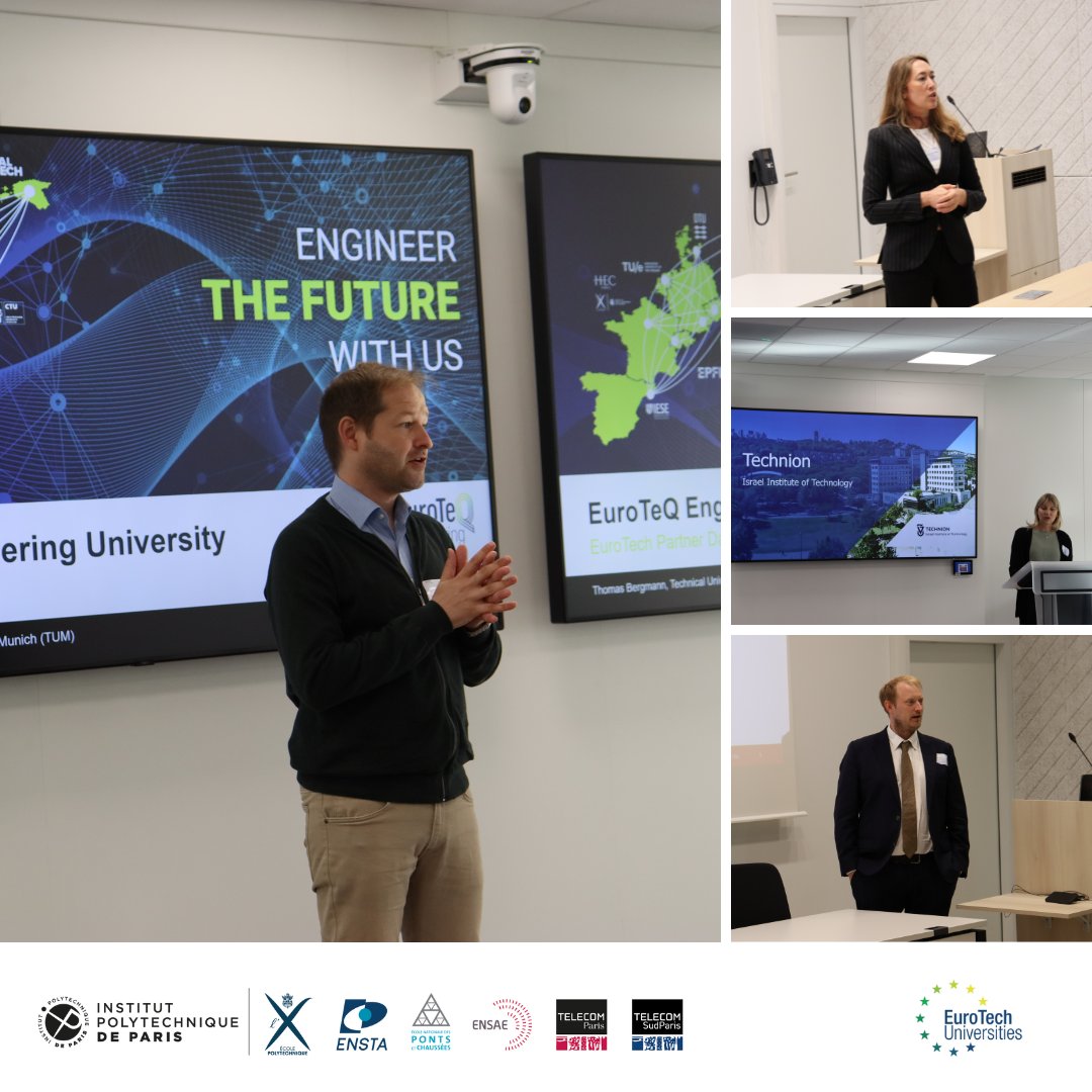 [#IPParisEurotech] - Institut Polytechnique de Paris (IP Paris) hosted the fourth EuroTech Partner Days attended by partners in the @EuroTechUA.

This annual event invites partners to a EuroTech partner’s campus to explore student exchange and collaboration opportunities, share
