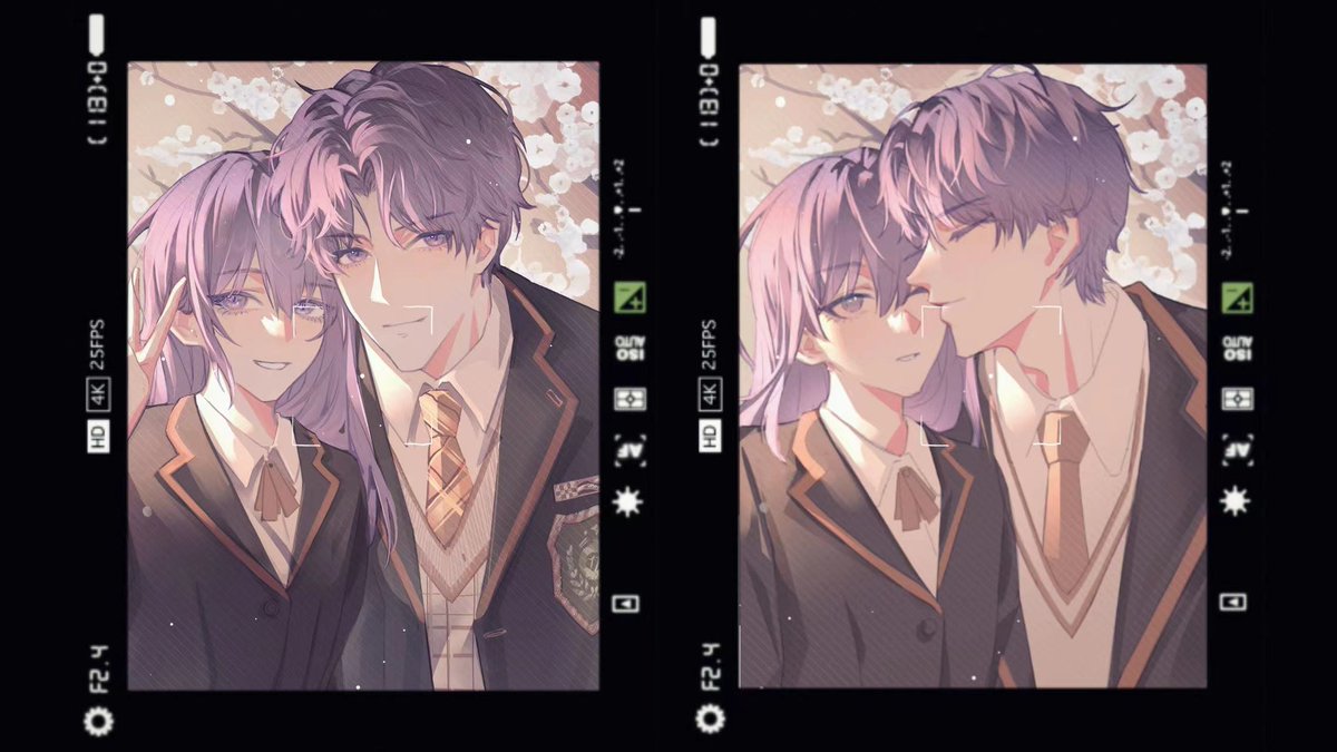 3...2...1...
快门轻响，在最后一秒结束的瞬间，他侧头轻吻我的右脸。

#恋与深空 #祁煜 #恋と深空 #恋と深空二次創作 #LoveandDeepspace #Rafayel