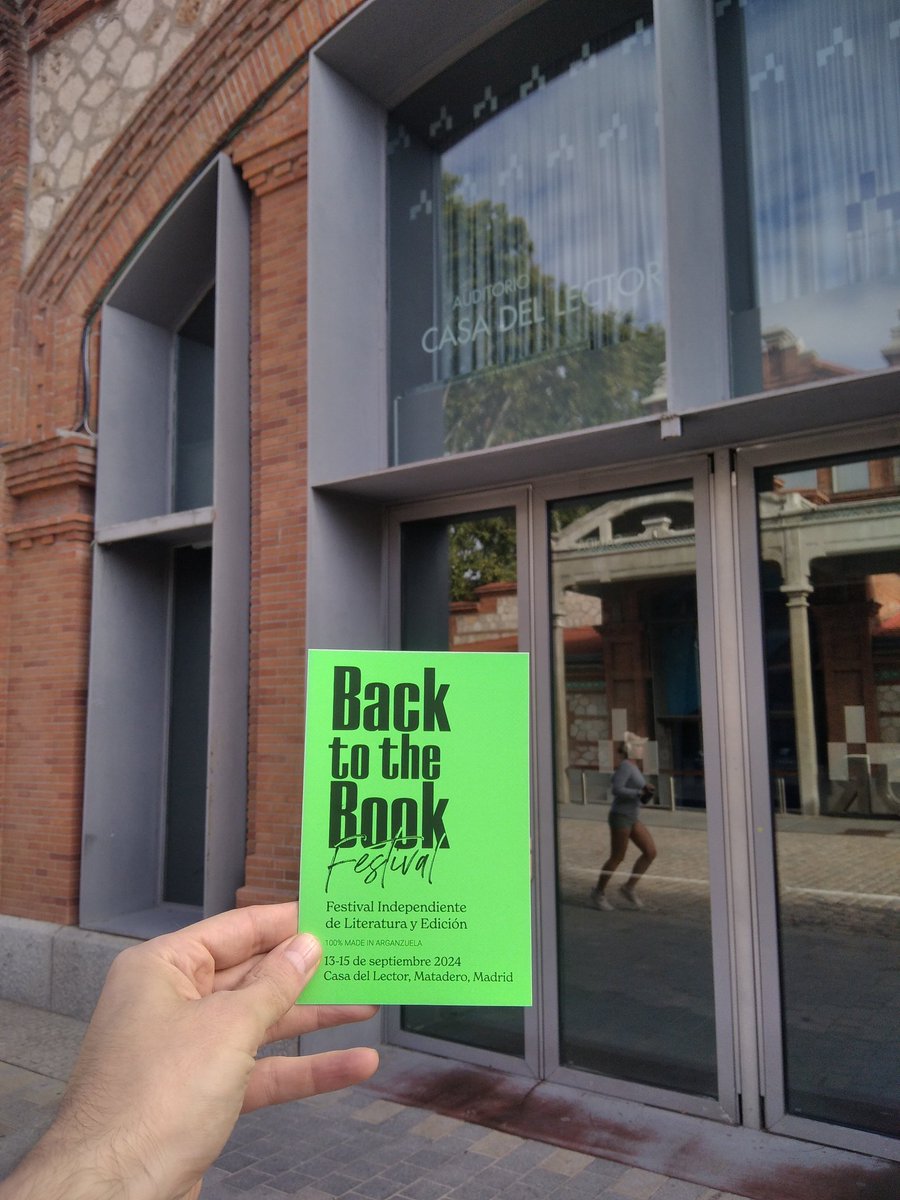 pepitaseditora's tweet photo. ❌Hoy en Madrid ❌
hasta las 21 puedes encontrar nuestros libros en el Festival Back to the book que se celebra en el Matadero Madrid . 
*
📌LUGAR:
Casa del Lector, Matadero. 
📌HORARIOS:
sábado 14: 11.00h – 21.00h
domingo 15: 11.00h – 15.00h
*
#BacktotheBook https://t.co/8hxdVddfkK