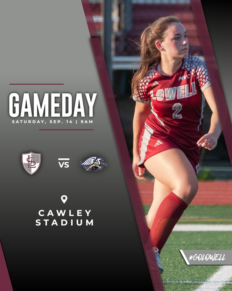 _LHSAthletics's tweet photo. Come support our Lowell High Girl's Varsity Soccer this morning @9 AM playing Greater Lowell Technical High School at Cawley Stadium #LowellHigh #RedRaiders https://t.co/gXJFV3TDOl