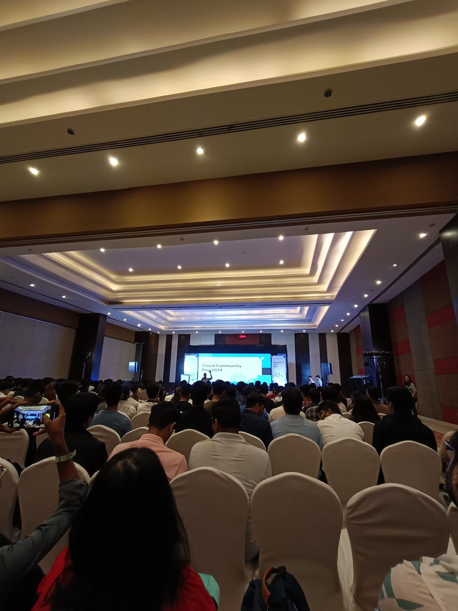 SurajCh4248417's tweet photo. Attending the Cloud Community Day 2024 in Mumbai, and it's been an incredible experience so far! #GCCDMUMBAI24

1. Welcome Note by Dharmesh Vaya: The event kickstarted with an inspiring welcome by Dharmesh, highlighting the significance of community-driven tech initiatives. https://t.co/hvDeMH7O3W