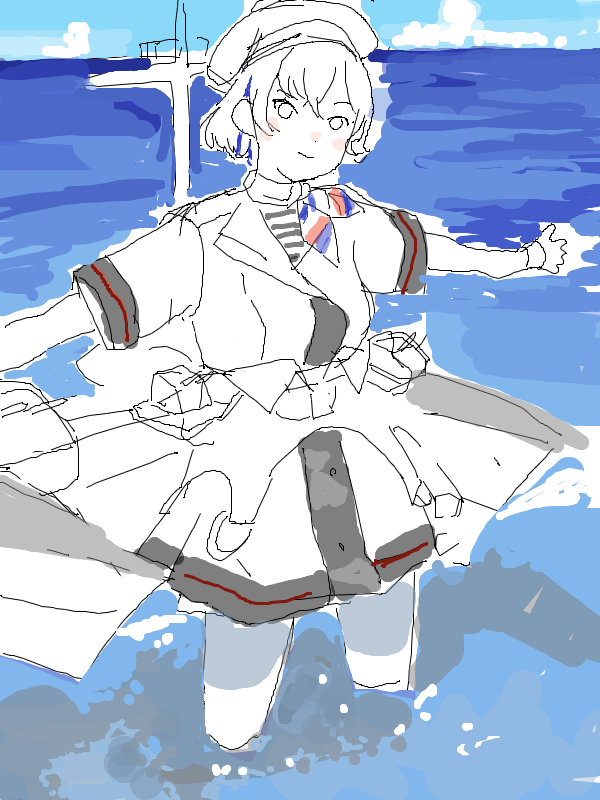 「」|面相棒のイラスト