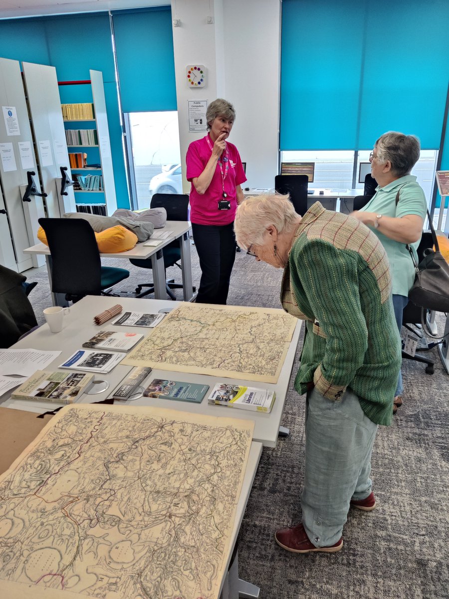 We're open! For Heritage Open Day, we're here at the Wakefield History Centre with our friends <a href="/WFlibraries/">Wakefield Libraries</a> to talk and explore all things #maps! We've got talks, original records and family activities until 4pm today. #HeritageOpenDays