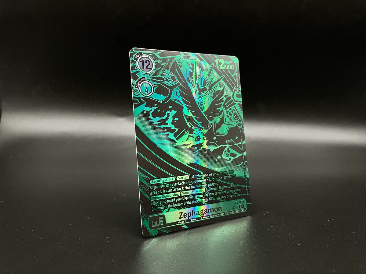 Card Reveals] Hello Digimon Tamers! Today we'll reveal the SP alt art  [EX7-036 Zephagamon]! Extra Booster #DIGIMONLIBERATOR [EX07] On sale  September! https://t.co/qI4xun27Xg #DigimonCardGame #DigimonTCG #Digimon