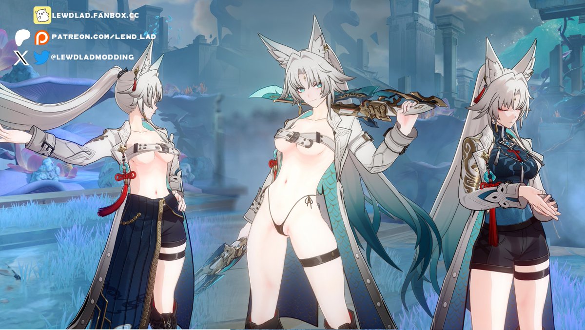 LewdLadModding's tweet image. Feixiao mod is out! Grab her now!
#Feixiao #hsr #HonkaiStarRail #StarRail