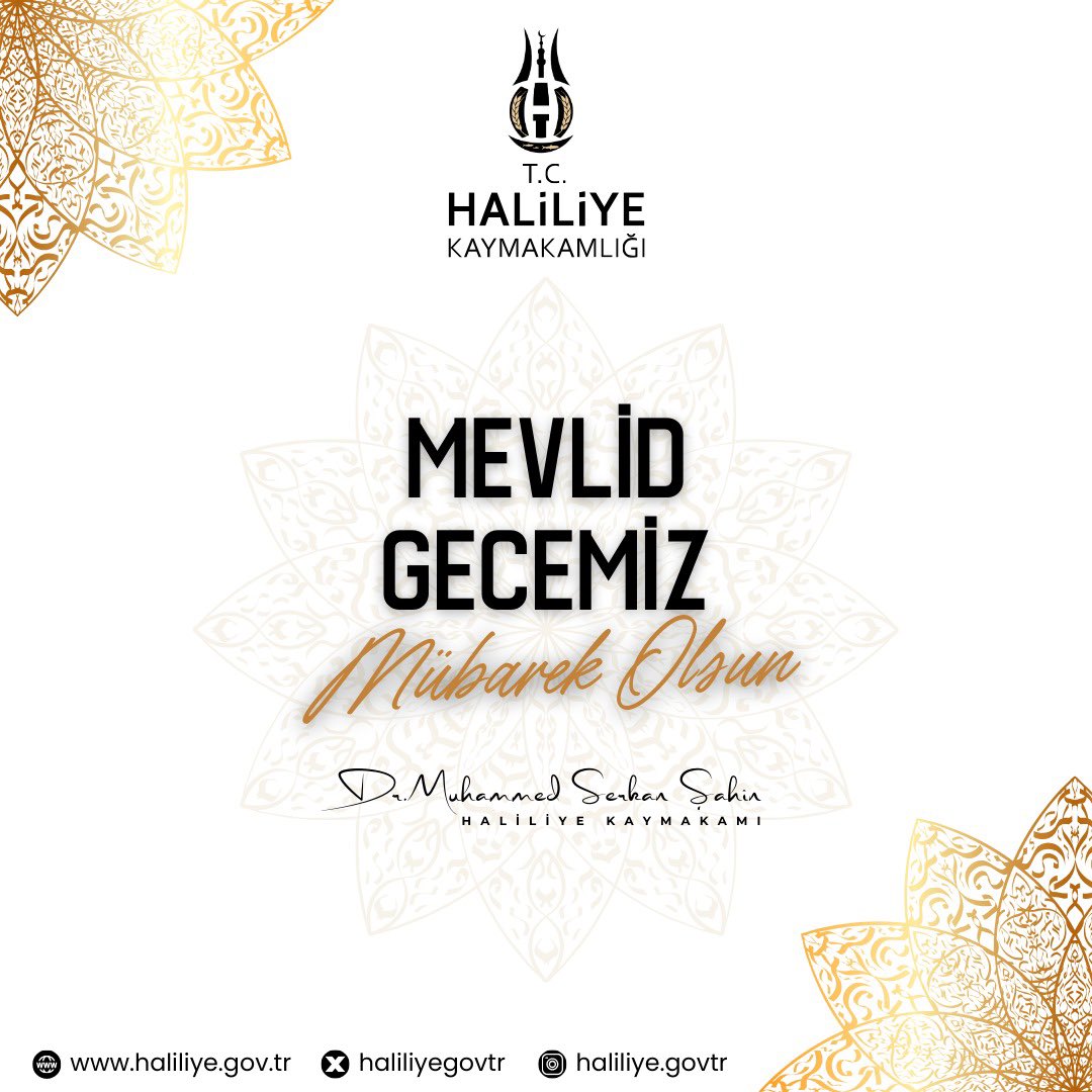 Aziz milletimizin ve İslam aleminin Mevlid Gecesi’ni tebrik ediyor, bu kutlu gecenin tüm insanlık için hayırlara vesile olmasını Allah'tan niyaz ediyorum.