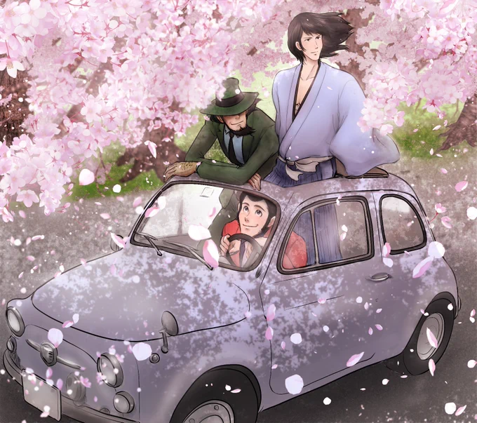 全然わからんのにがんばって描いた小さい方の車 
