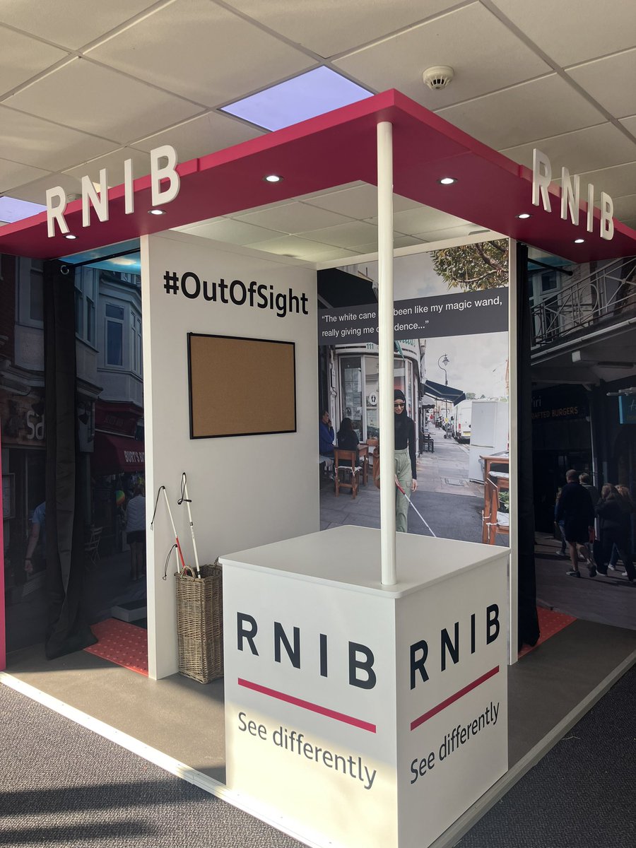 We’re at #LDConf! Drop by our stand by the entrance to the conference centre and take a walk down “Cane Street” to learn more about our #OutOfSight campaign and what needs to be done to #FixVisionRehab