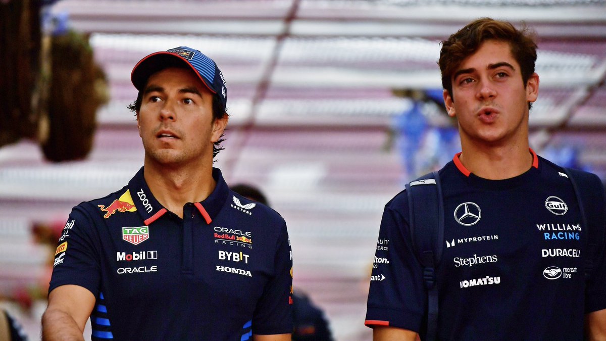 sandovalm24's tweet photo. Having 2 Latinos on the grid 🇲🇽🤝🏼🇦🇷
#f1 https://t.co/sWxuQ90VxA