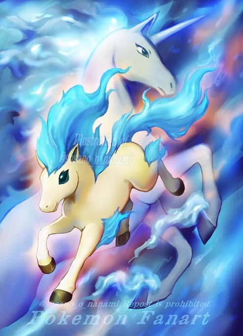 ポニータ&ギャロップ#pokemon #Ponyta #Rapidash 