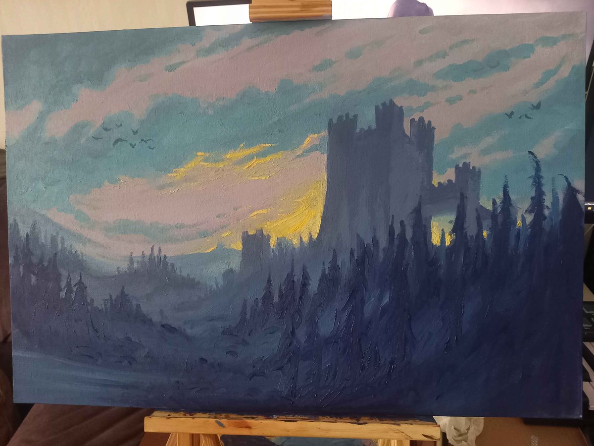 Namatnieks's tweet photo. Pixelart vs oil painting - which one do you prefer? https://t.co/8bY1QMO4jV