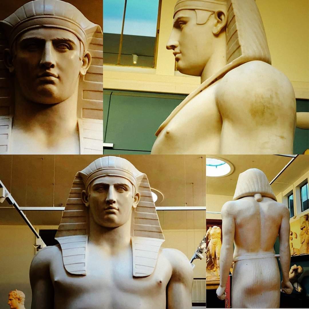 antinousgaygod's tweet photo. ๐ชท #Antinous as #Osiris from the Louvre visiting the @AshmoleanMuseum at Oxford in 2020, photographed by novelist @DerekIFarrell #DerekFarrell, who said: "Got to hang out with my next boyfriend today @antinousgaygod at the Ashmolean Museum." ๐ชท https://t.co/1nokUrpTDp