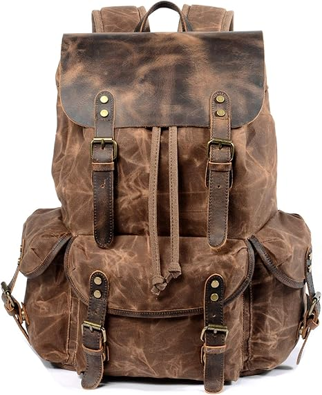 DIO24822's tweet photo. Usa Only 
Leather Backpack
There is only one quota.
Pm me if interested
#Amazon 
#review 
#USA 
#Comment https://t.co/AhOIBgT2jT