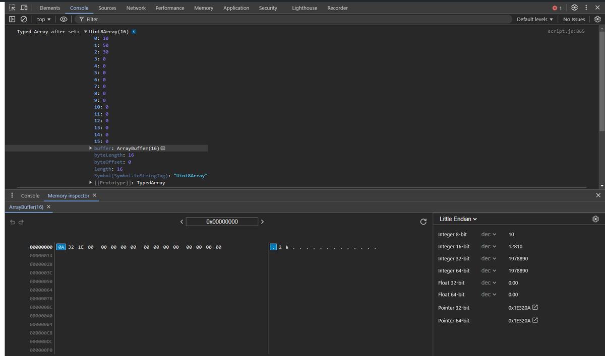 _G_root's tweet image. Typed Arrays in JavaScript = Speed & Precision! 🚀 Handle raw binary data like a pro with these powerful tools! 🛠️ 
#JavaScript #WebDev #TypedArrays #DSA  #WebDevelopment  💻