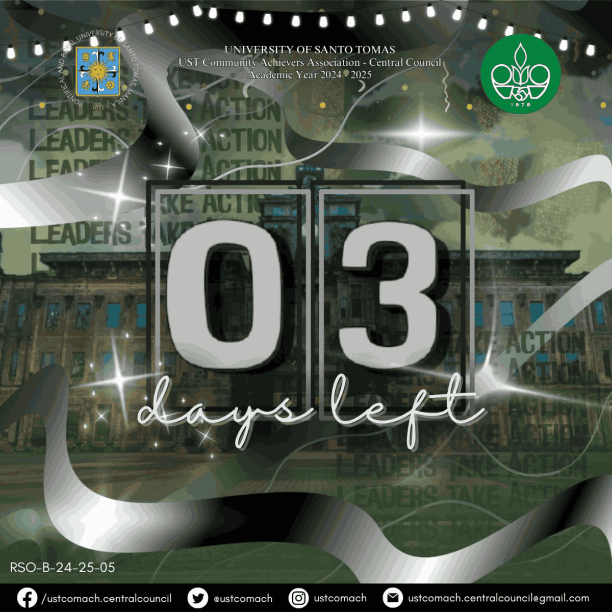 comachust's tweet photo. Join us in three days as we celebrate a festival of legacy and opportunities, illuminating a path towards a bigger and brighter future! 💫
#LeadersTakeAction
#ComAchtasOne
#AchieversUnite
#LongLiveCOMACH
#USTRecruitment101
#OrganizationFair2024 https://t.co/m3WFP8zUz5
